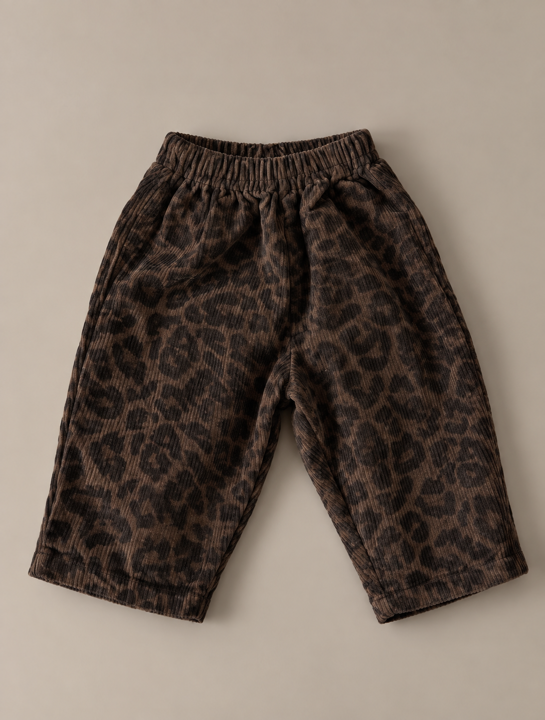 Pantaloni baggy leopard