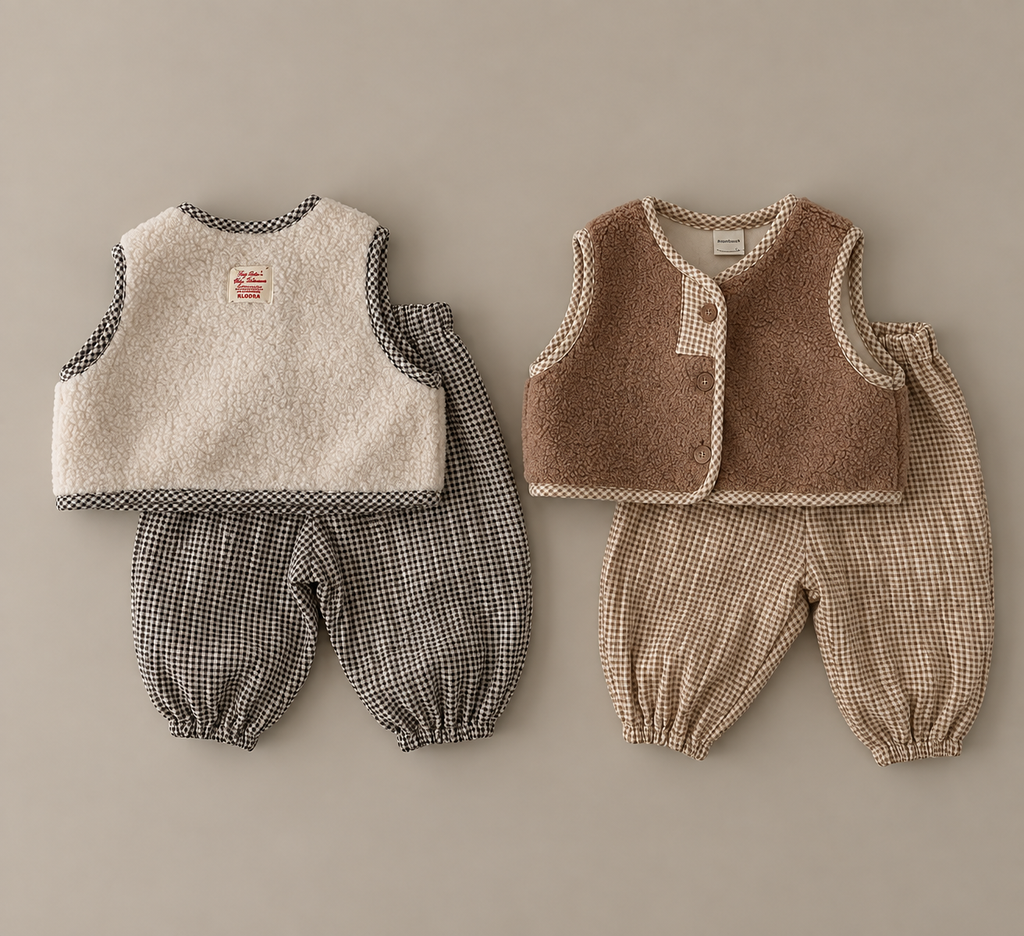 Set Pantaloni + Vestă