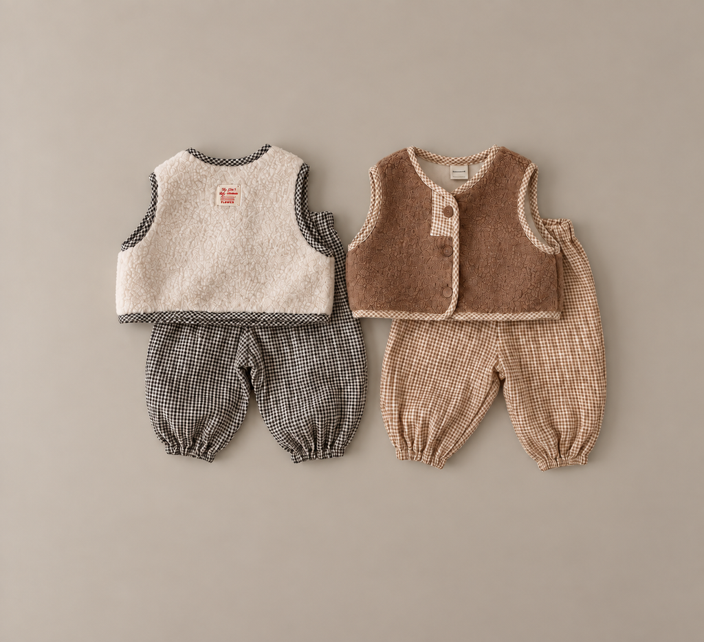 Set Pantaloni + Vestă